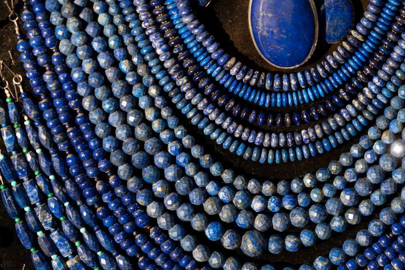 lapis beads